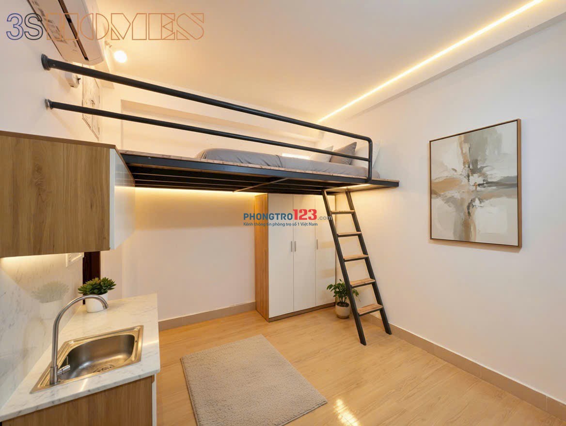  STUDIO GIÁ RẺ BÌNH THẠNH – FULL NỘI THẤT MỚI NGAY BÌNH THẠNH Mai Xuân Thưởng – gần Văn Lang
