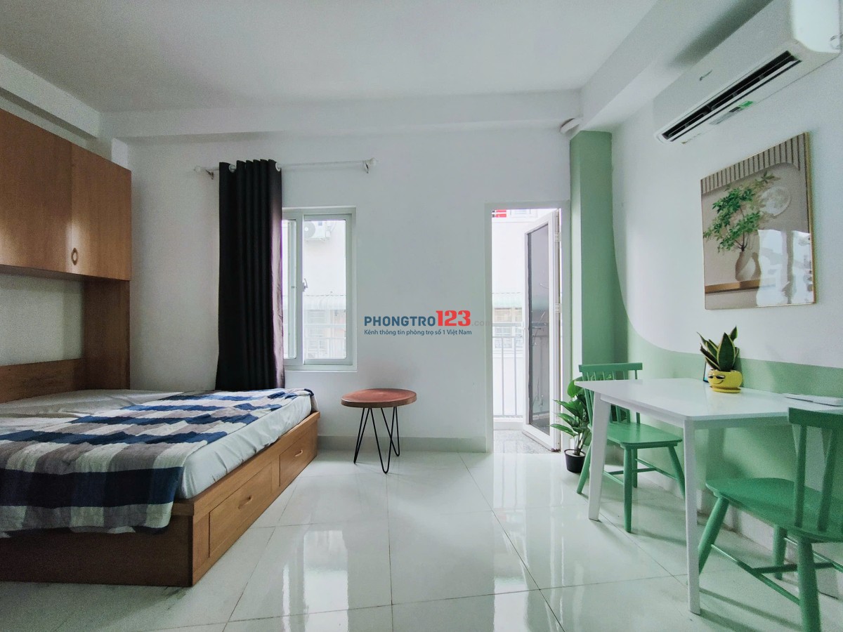 CHO THUÊ CĂN HỘ DỊCH VỤ CÓ CỬA SỔ THOÁNG MÁT - XÔ VIẾT NGHỆ TĨNH, BÌNH THẠNH - GẦN NGÃ TƯ HÀNG XANH