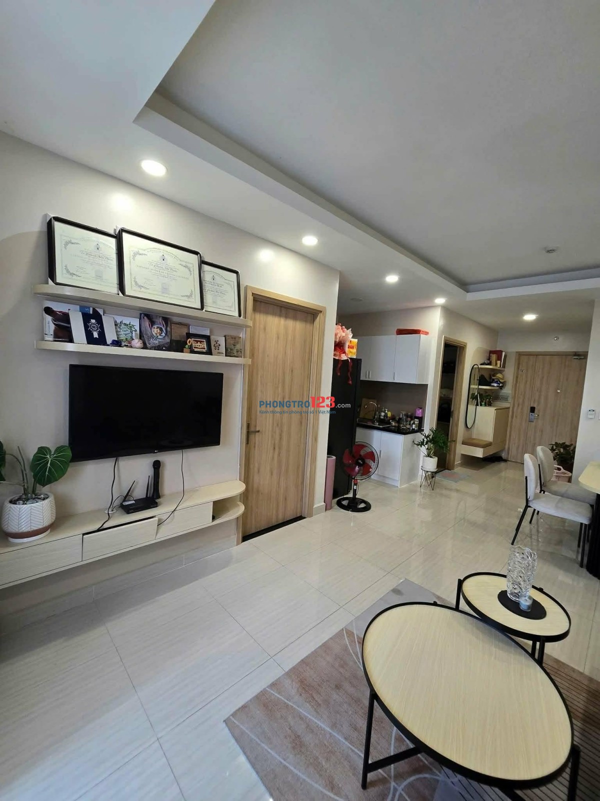 Cho thuê Chung cư Mỹ Phước căn 3p ngủ, có nội thất giá 14tr/th