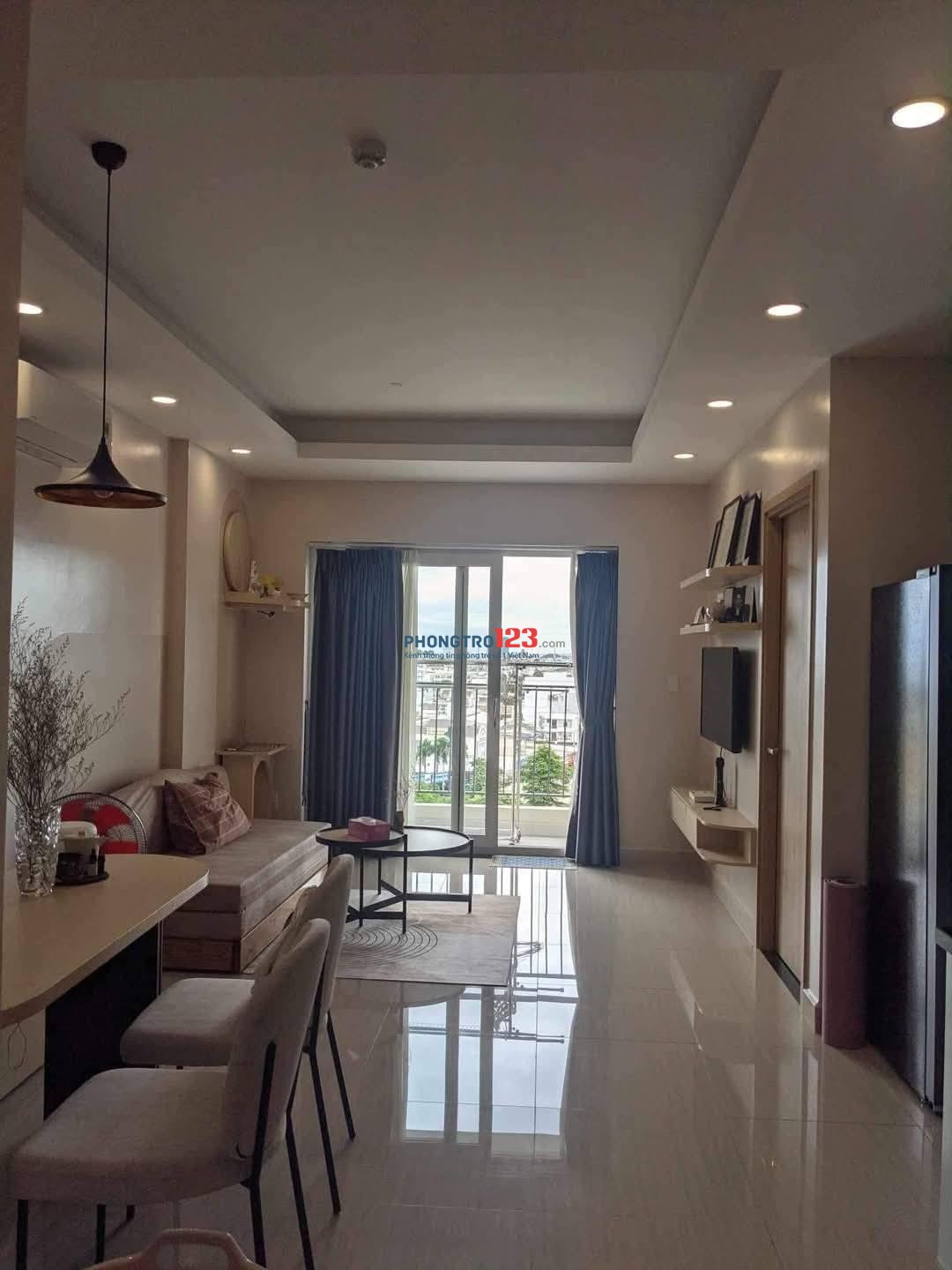 Cho thuê Chung cư Mỹ Phước căn 3p ngủ, có nội thất giá 14tr/th