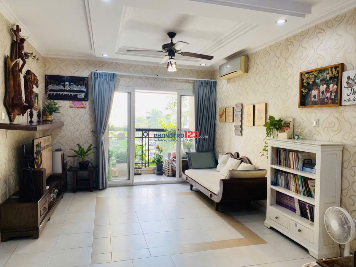 Cho thuê căn 3p ngủ có nội thất C/c NGuyễn Ngọc Phương giá 14tr/th