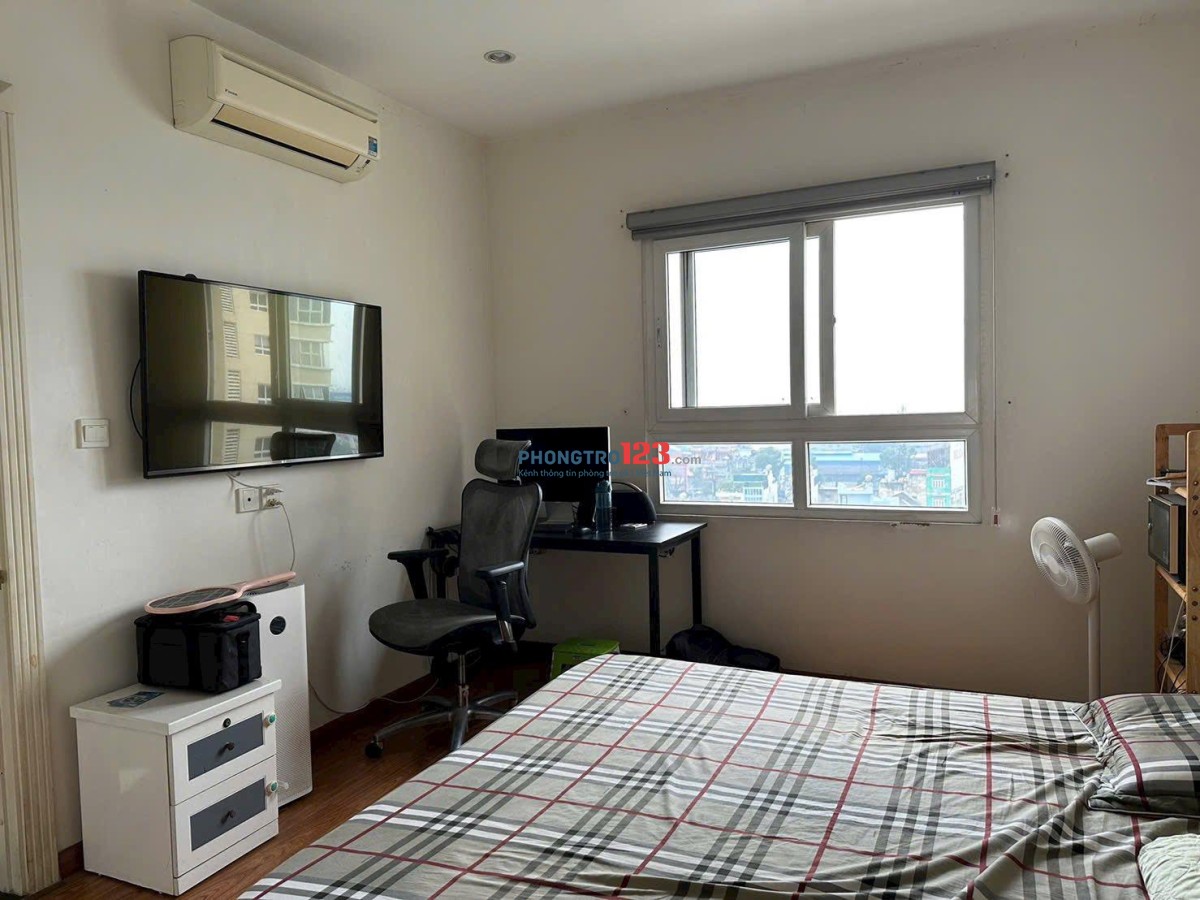 C/c Hoa Sen ngay Đầm sen cho thuê căn góc 3p ngủ giá 14tr5/th