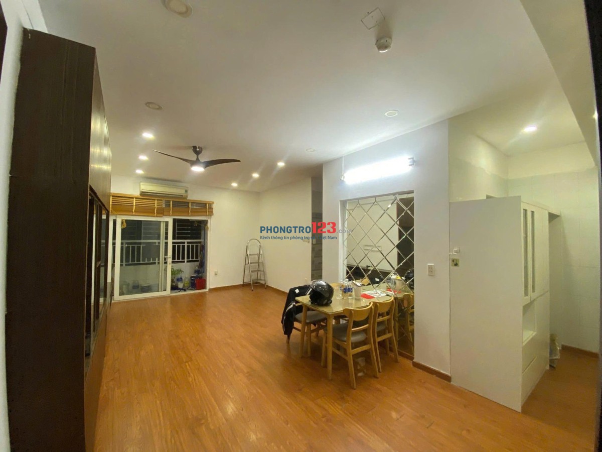 Cho thuê căn 81m2, có 3p ngủ,2wc, nội thất - C/c Miếu Nổi giá 14tr/th