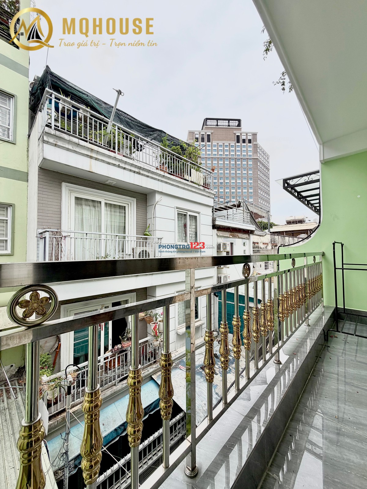 Căn Hộ 2PN Full NT Ban công, Máy giặt riêng, Gần Ốc Đào, Nguyễn Trãi, Quận 1