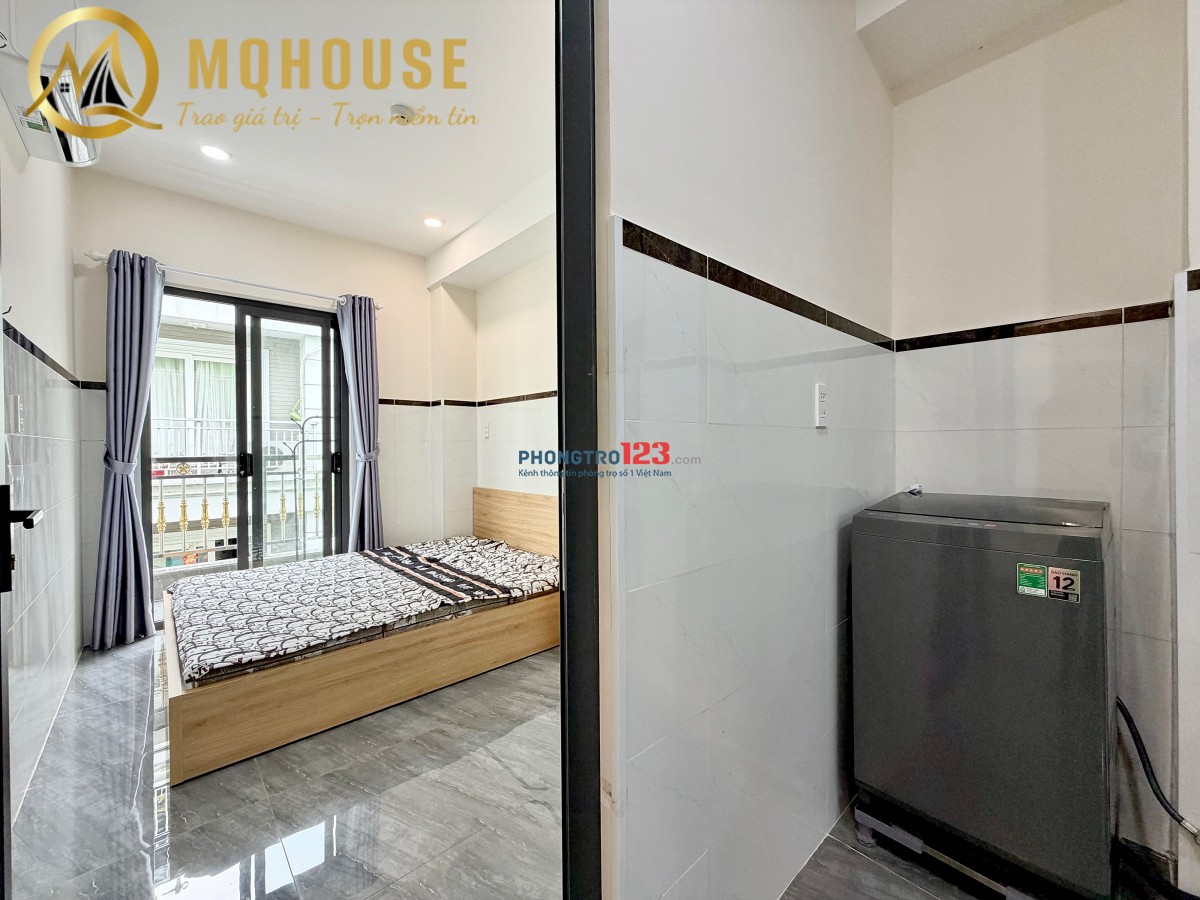 Căn Hộ 2PN Full NT Ban công, Máy giặt riêng, Gần Ốc Đào, Nguyễn Trãi, Quận 1