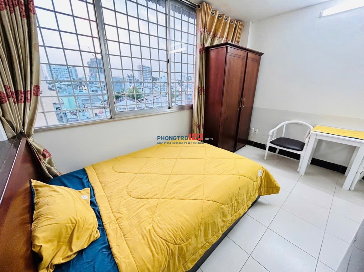Cho thuê phòng 30m2 Full Nội Thất, Cửa sổ thoáng, Võ Văn Kiệt Quận 1