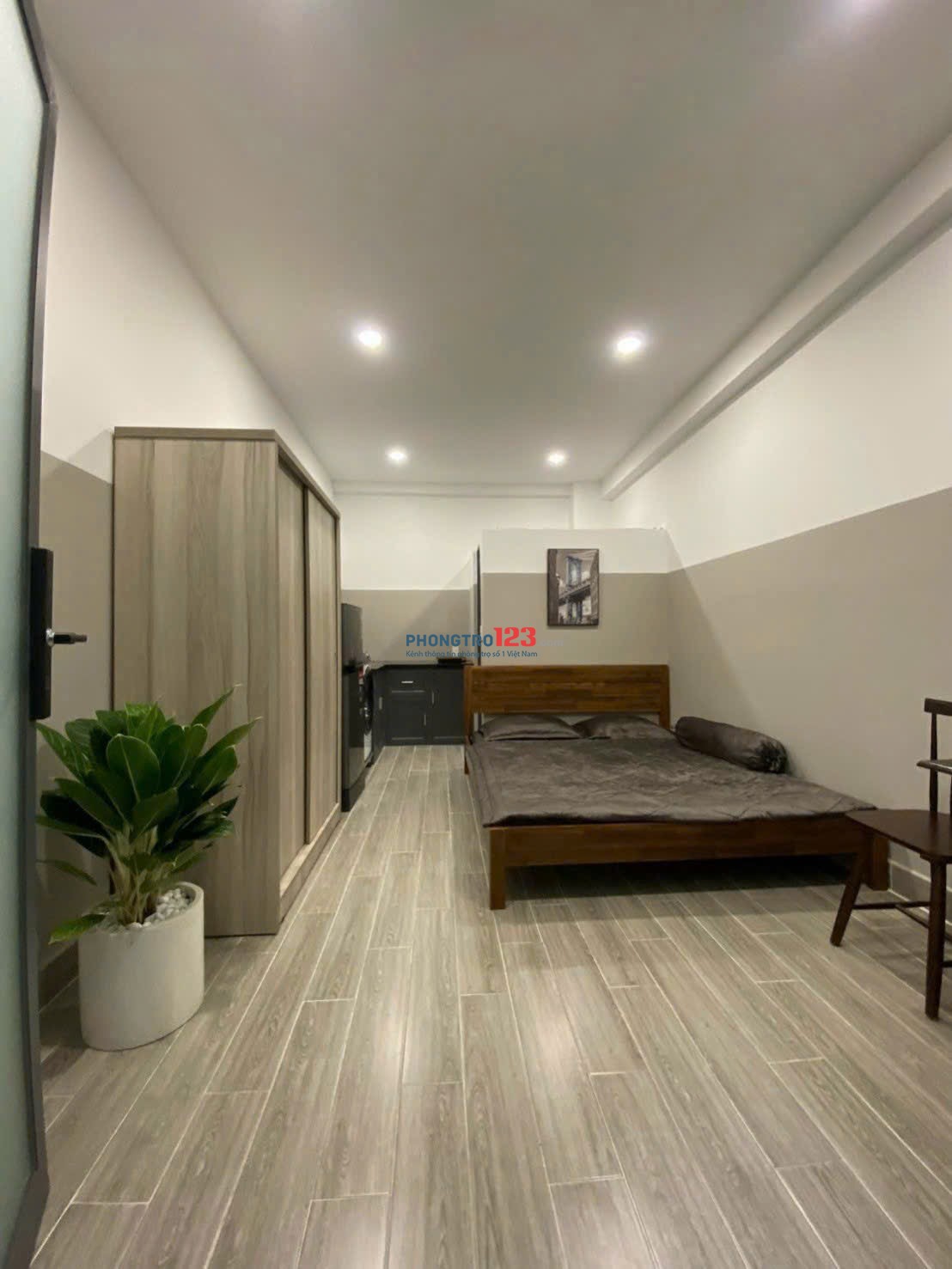Trống sẵn Studio Full Nội thất , máy giặt riêng , DT rộng rãi Gần BV Lê Văn Thịnh