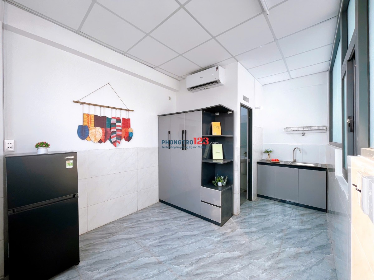 PHÒNG MỚI CHO THUÊ 24M2 FULL NỘI THẤT NGUYỄN THÁI SƠN P5 GV