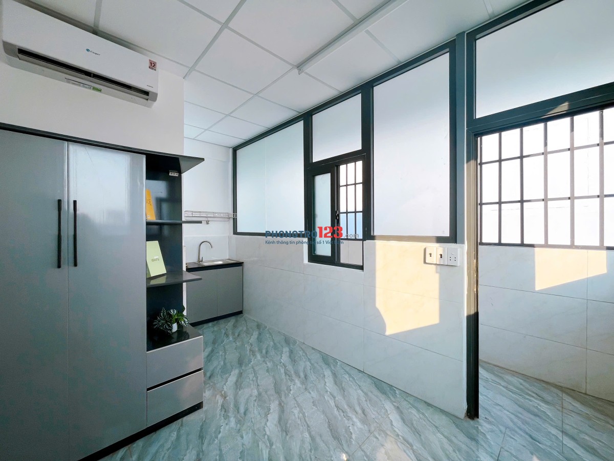 PHÒNG MỚI CHO THUÊ 24M2 FULL NỘI THẤT NGUYỄN THÁI SƠN P5 GV