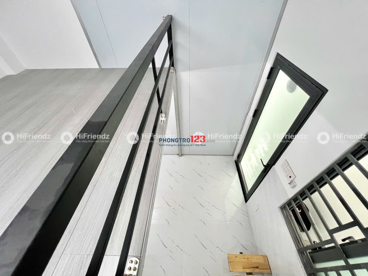 PHÒNG CÓ GÁC BANCOL SẴN MÁY LẠNH 25M2 NGAY EAON TÂN PHÚ