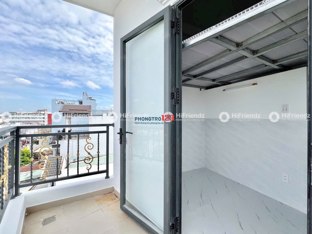 PHÒNG CÓ GÁC BANCOL SẴN MÁY LẠNH 25M2 NGAY EAON TÂN PHÚ