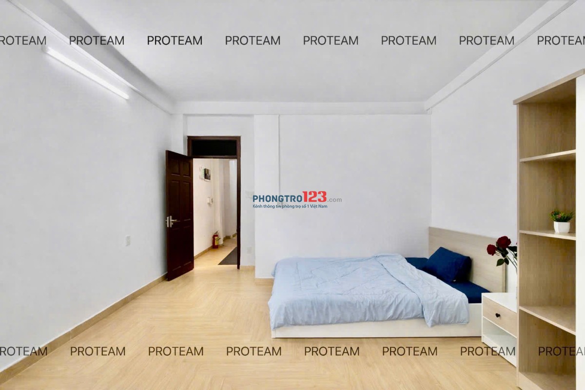 Phòng trọ full nội thất Chu Văn An Bình Thạnh, phòng cửa sổ thoáng, gần Ngã tư Hàng Xanh – HUTECH