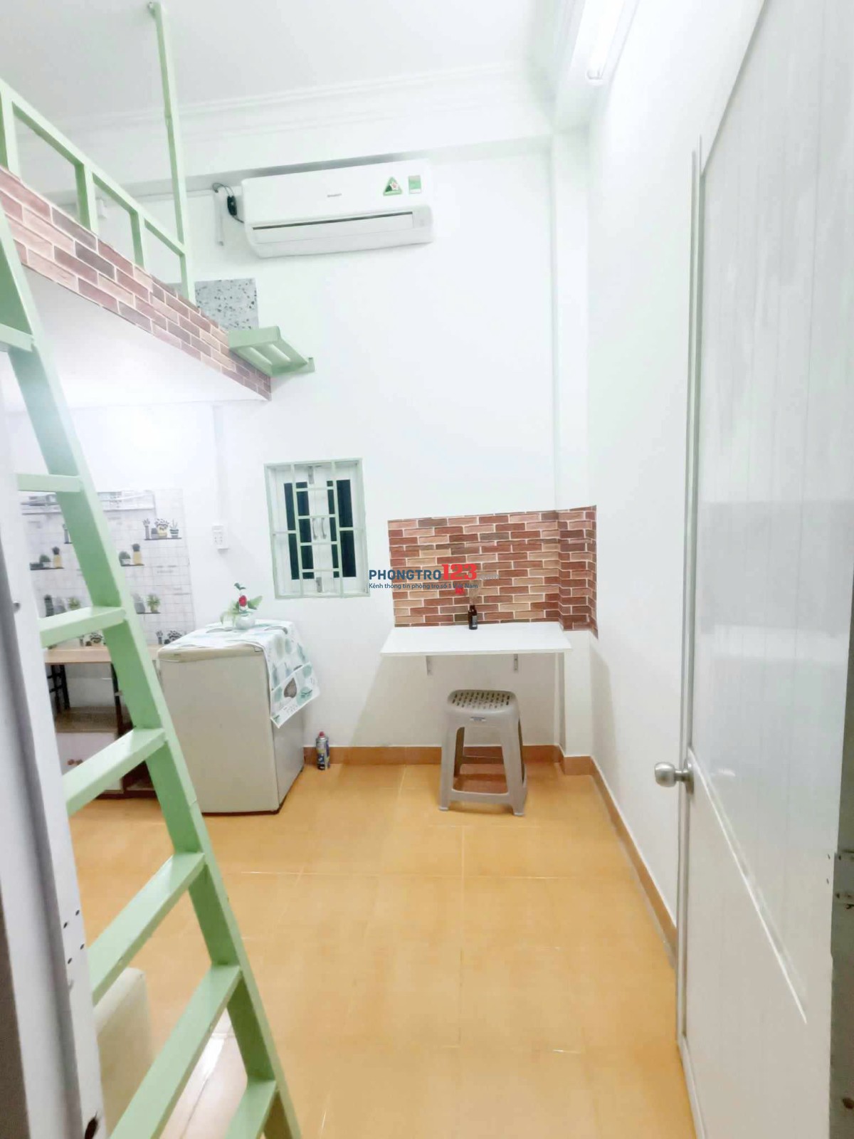 4tr phòng trọ Duplex gồm 1PN gác ngủ, 1 WC, full nội thất, phù hợp cho các bạn trẻ thích sự tiện ngh