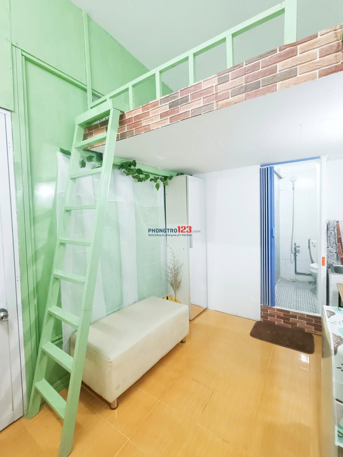 4tr phòng trọ Duplex gồm 1PN gác ngủ, 1 WC, full nội thất, phù hợp cho các bạn trẻ thích sự tiện ngh
