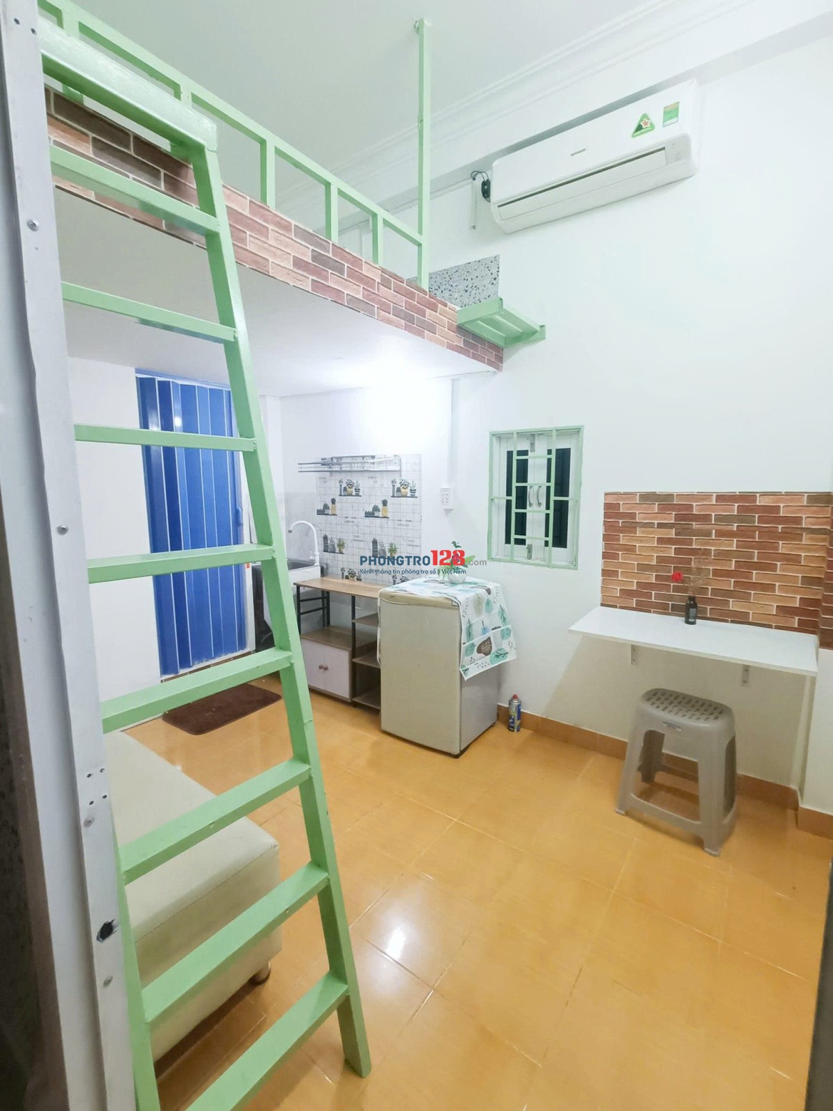 4tr phòng trọ Duplex gồm 1PN gác ngủ, 1 WC, full nội thất, phù hợp cho các bạn trẻ thích sự tiện ngh