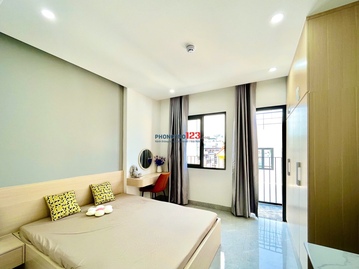 Cho thuê studio ban công quận 7 full nt mới 100% gần trường Rmit , tôn đức thắng , LOTTE