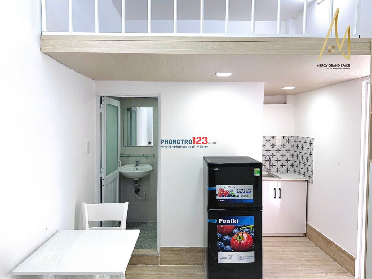 Cho thuê phòng đường Trường Sơn Q10 full nội thất