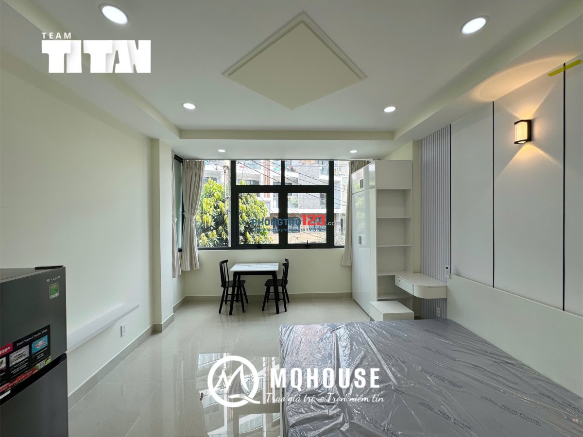 CHO THUÊ PHÒNG CÓ NỘI THẤT CỬA SỔ LỚN - MÁY GIẶT RIÊNG GẦN CHỢ BÀ CHIỂU- LÊ TRỰC QUẬN BÌNH THẠNH
