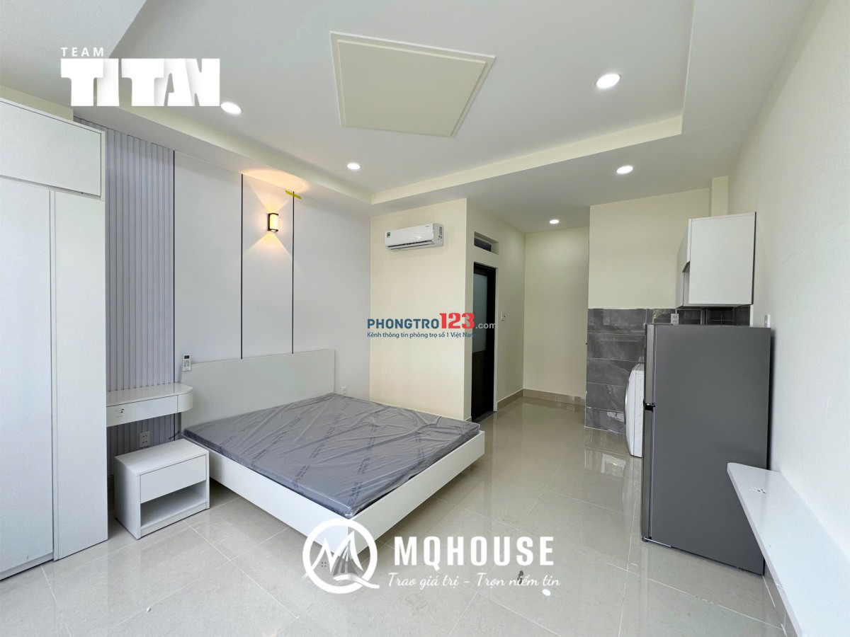 CHO THUÊ PHÒNG CÓ NỘI THẤT CỬA SỔ LỚN - MÁY GIẶT RIÊNG GẦN CHỢ BÀ CHIỂU- LÊ TRỰC QUẬN BÌNH THẠNH