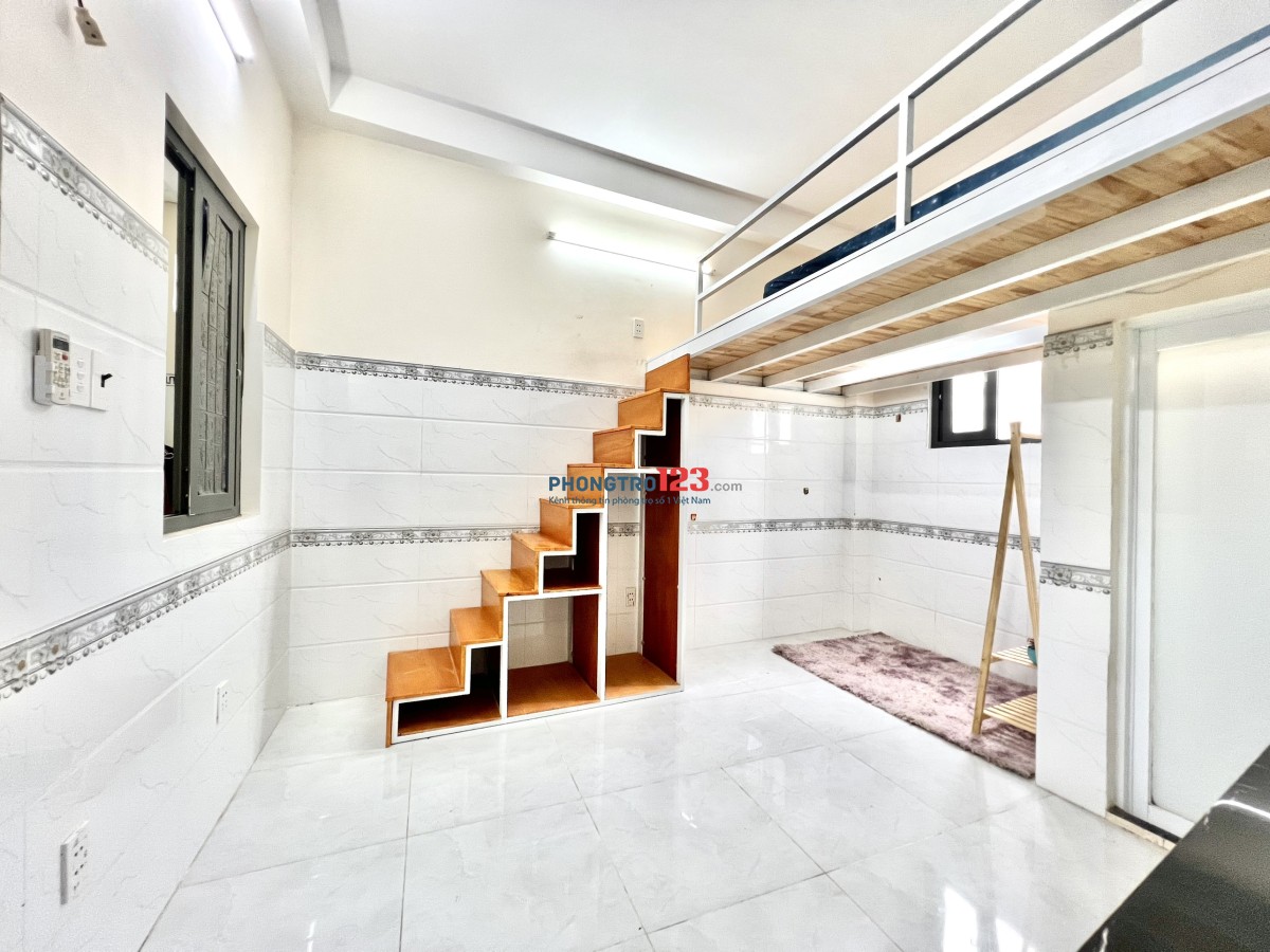 GÁC LỬNG TIỆN LỢI, CỬA SỔ THOÁNG MÁT, NỘI THẤT CƠ BẢN GÒ DẦU CẠNH AEON TÂN PHÚ, 7 PHÚT ĐI ĐH CÔNG TH