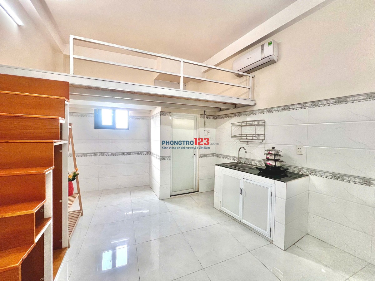 GÁC LỬNG TIỆN LỢI, CỬA SỔ THOÁNG MÁT, NỘI THẤT CƠ BẢN GÒ DẦU CẠNH AEON TÂN PHÚ, 7 PHÚT ĐI ĐH CÔNG TH