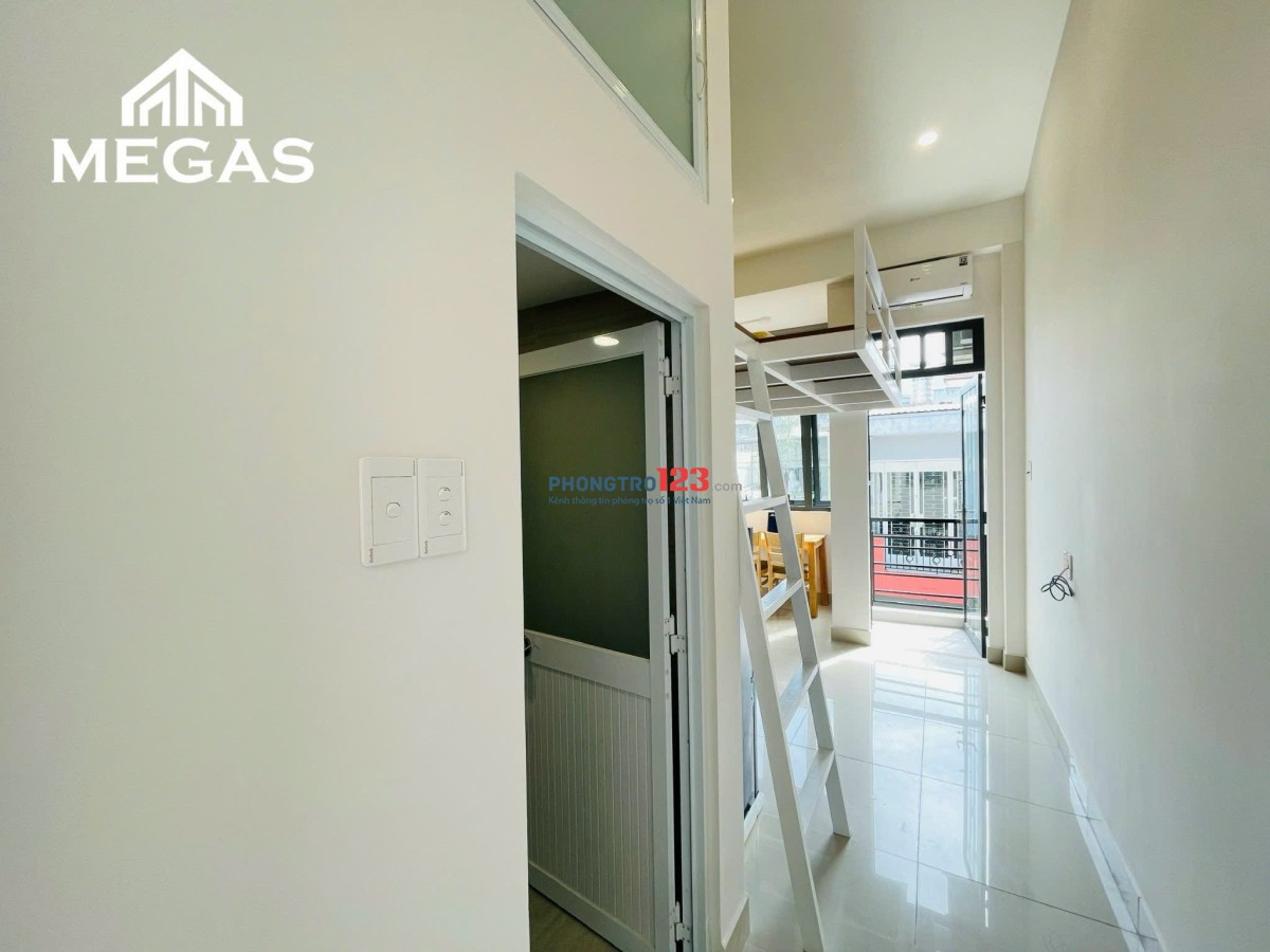 CHO THUÊ CĂN HỘ CÓ GÁC BAN CÔNG THOÁNG , 38m2 , DƯƠNGD ĐIỆN BIÊN PHỦ, GẦN CƯ XÁ ĐÔ THÀNH QUẬN 3