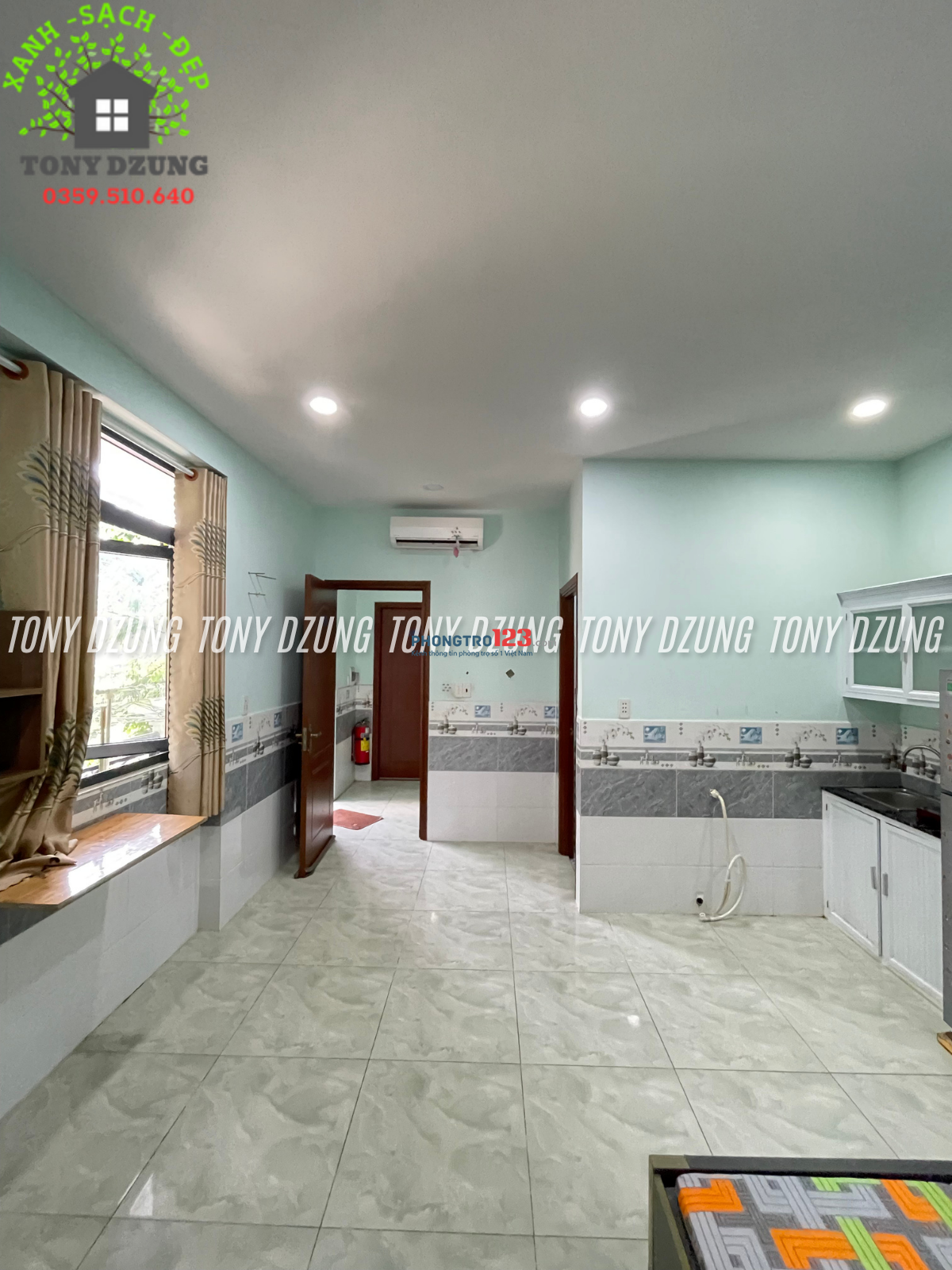 PHÒNG STUDIO RỘNG RÃI - CỬA SỔ - LẦU 1 - full nội thất - Ngay Đại Học Nguyễn Tất Thành Q.12