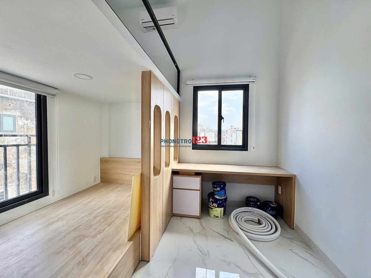 CHO THUÊ PHÒNG BÌNH THẠNH CÓ GÁC, 2 KHÔNG GIAN NGỦ-GIÁ SINH VIÊN, PHÒNG MỚI, CỬA SỔ THOÁNG