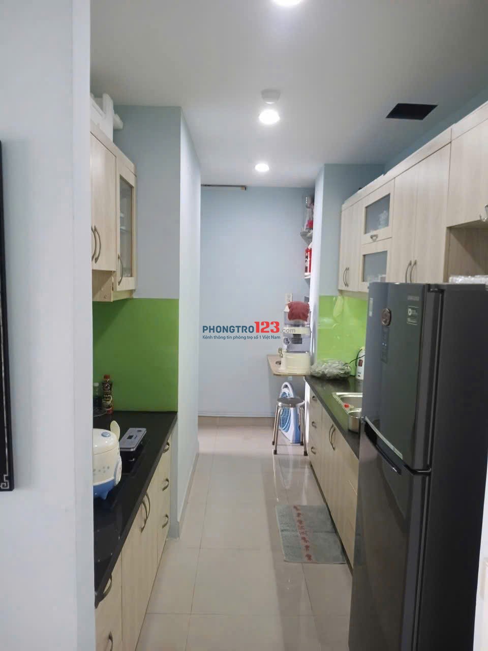 Chung cư Khang Gia, đường 45, GV: 2p ngủ, 2wc, máy lạnh, 7tr5/th