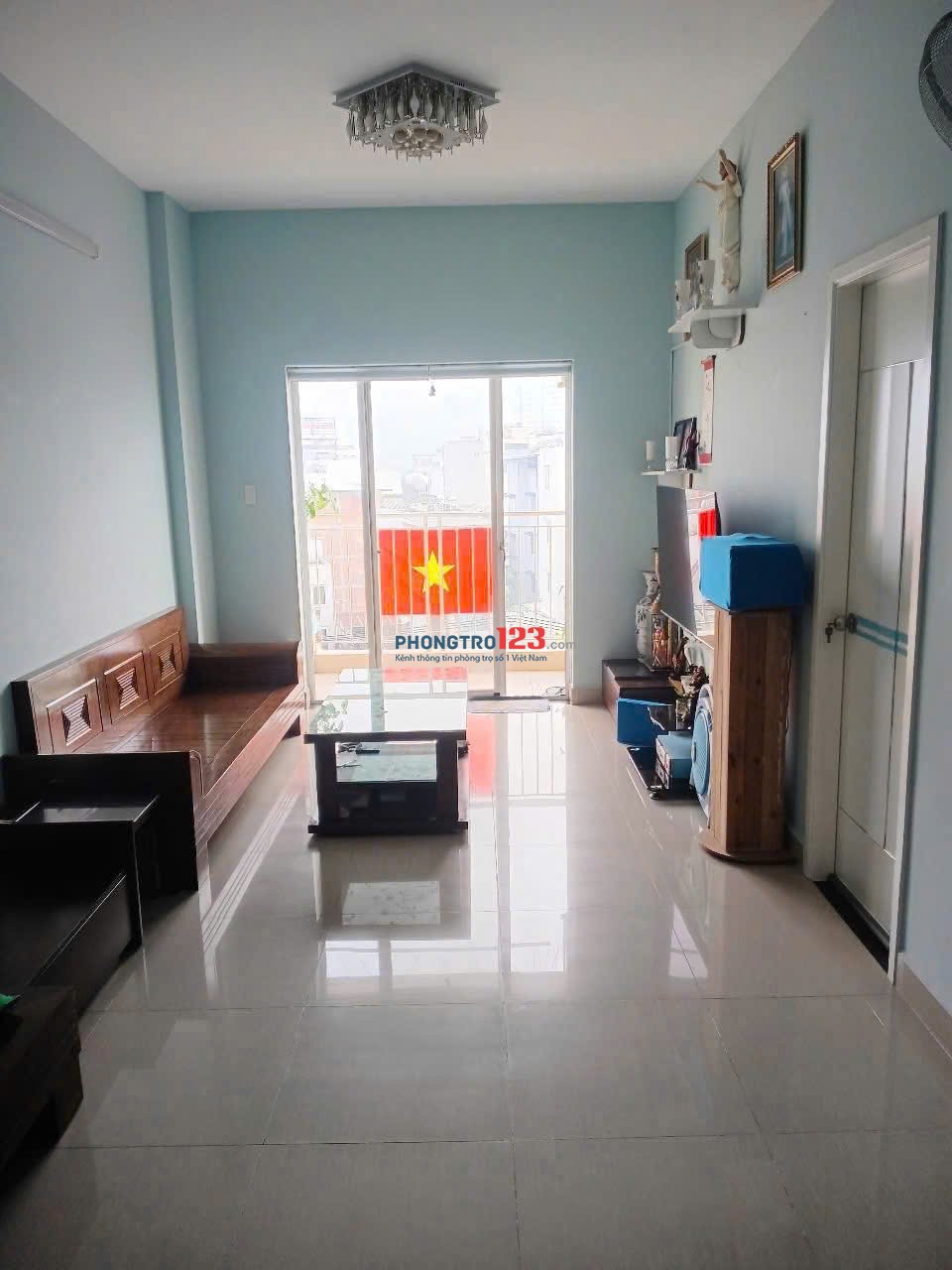 Chung cư Khang Gia, đường 45, GV: 2p ngủ, 2wc, máy lạnh, 7tr5/th