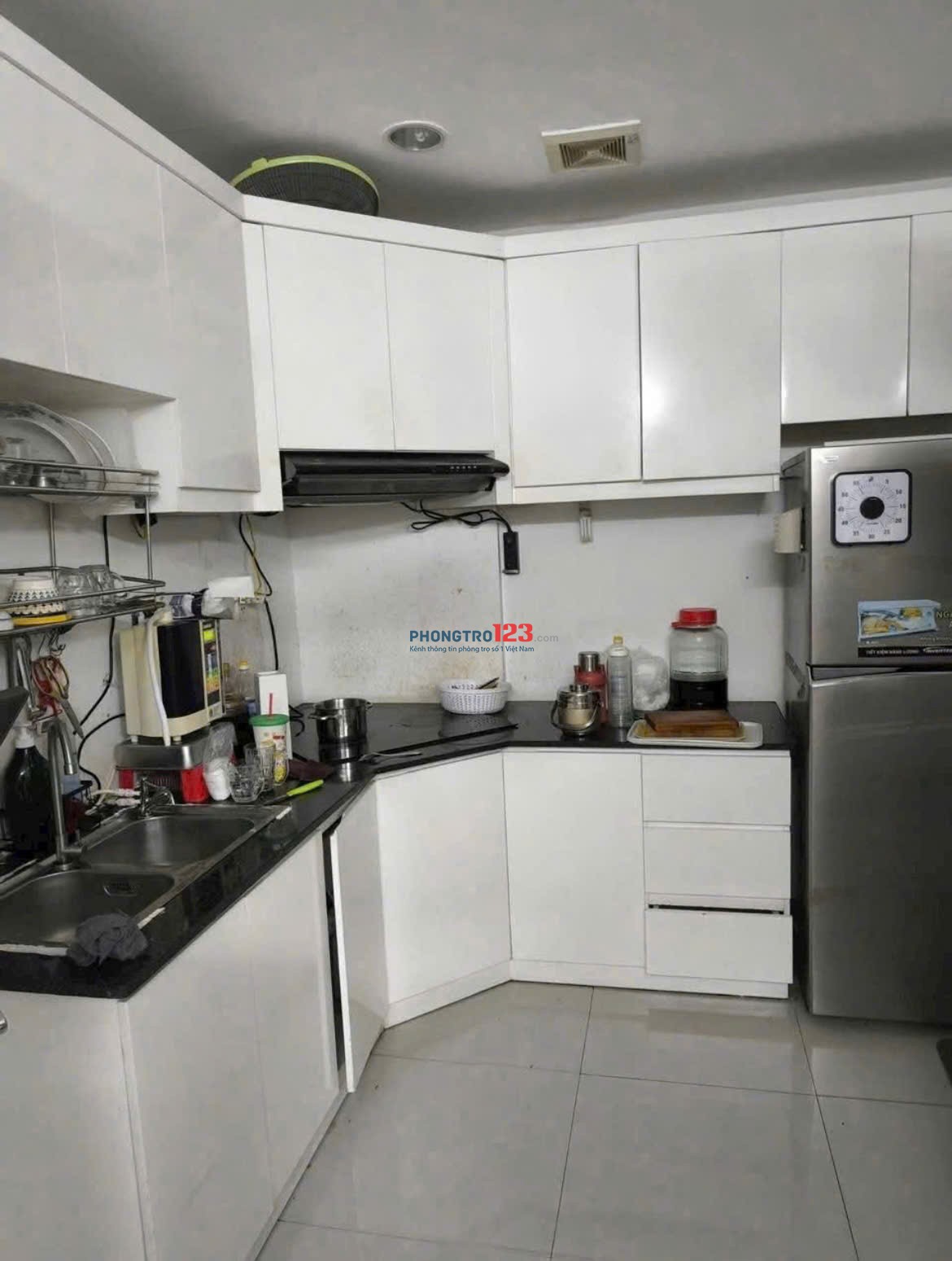 Chung cư Tân sơn Nhì, Tân Phú, 67m2, 2PN, 1WC, Nội thất, giá 8tr/tháng.