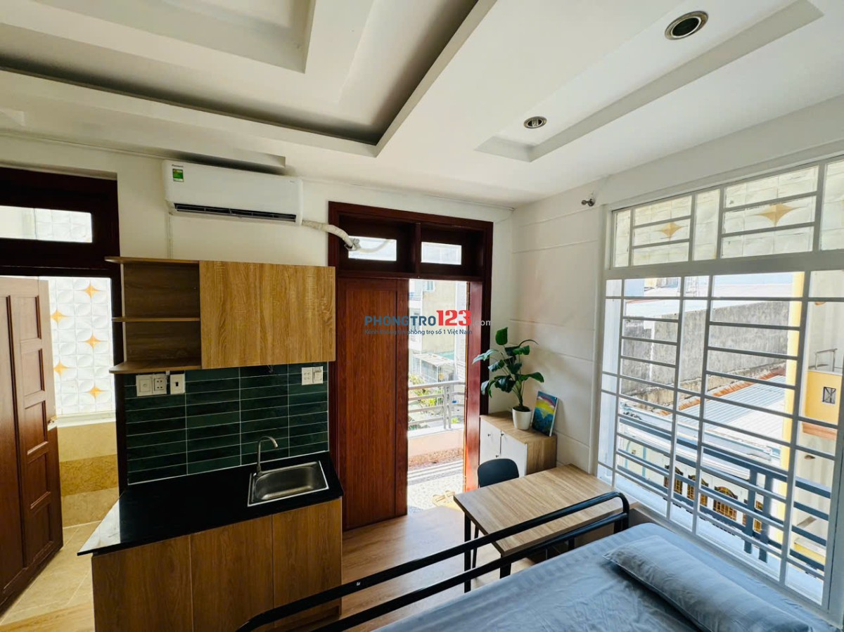 Phòng studio siêu đẹp có Bancon 205/41/34 Phạm Văn Chiêu, Q. Gò Vấp. LH 0944 39 79 69