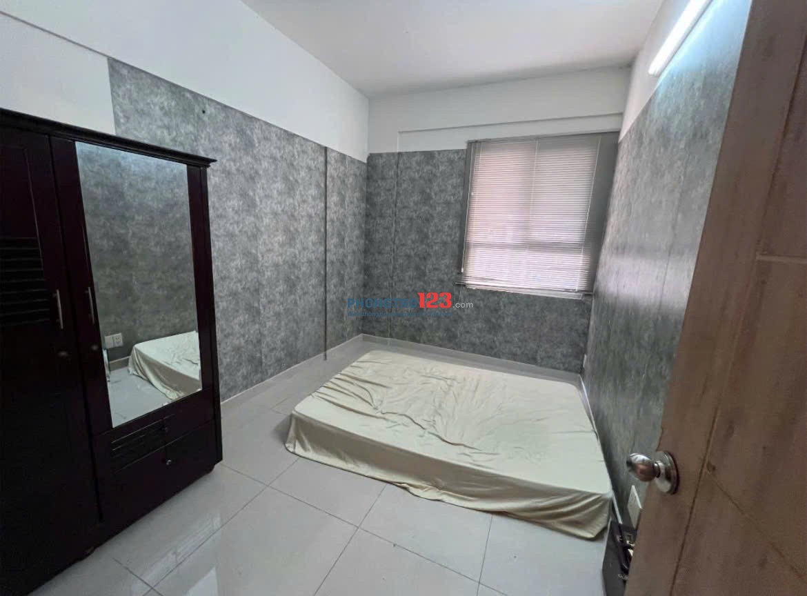 Chung cư Kim Hồng, Vườn Lài, TP: 68m2, 2p ngủ, 8tr5/th, Nội thất
