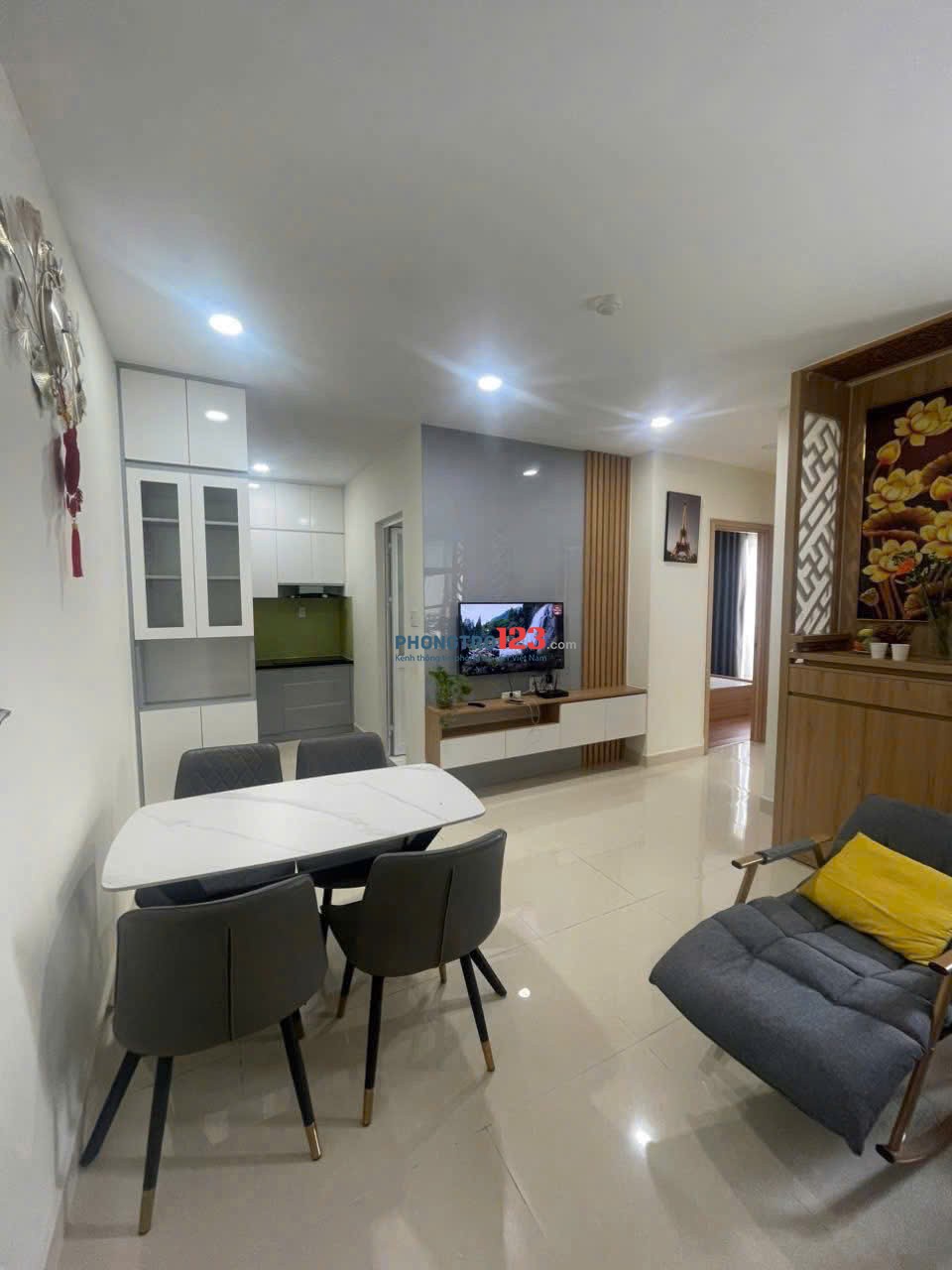 Chung cư Kim Hồng, Vườn Lài, TP: 68m2, 2p ngủ, 8tr/th, NT