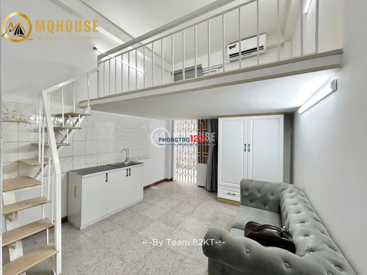 CHO THUÊ PHÒNG GÁC LỬNG FULL NỘI THẤT THIẾT KẾ HIỆN ĐẠI GẦN HUTECH, NGÃ TƯ HÀNG XANH Ở BÌNH THẠNH