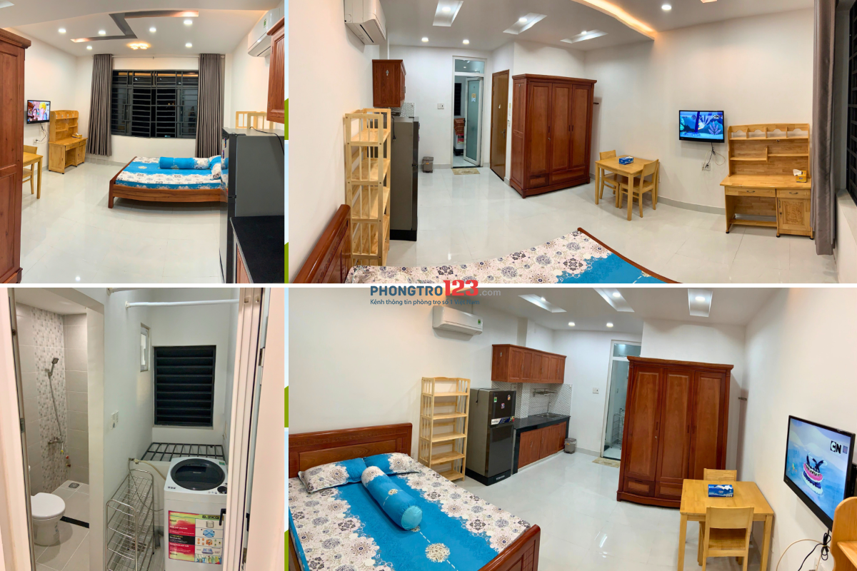 CHÍNH CHỦ CHO THUÊ CĂN HỘ MINI CAO CẤP MÁY GIẶT RIÊNG 40M2 FULL NỘI THẤT QUANG TRUNG P10 GÒ VẤP