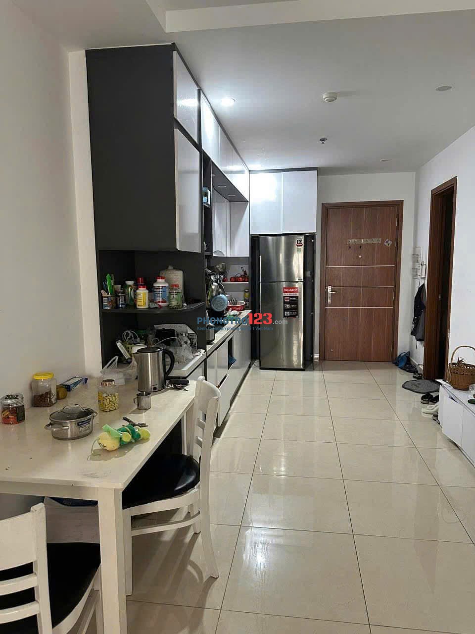 Chung cư Carillon 7, Lương Minh Nguyệt, TP: 78m2, 2pn, 1wc NT hiện đại, 13tr/th