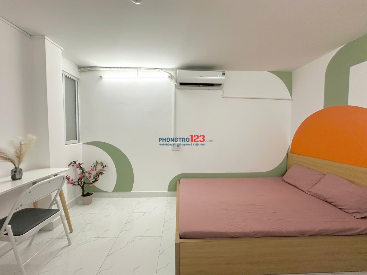 Phòng Studio đủ nội thất 20m2 Tầng trệt 71 Hồ Bá Kiện Q.10 ( Gần CV Lê Thị Riêng, Cư xá Bắc Hải)