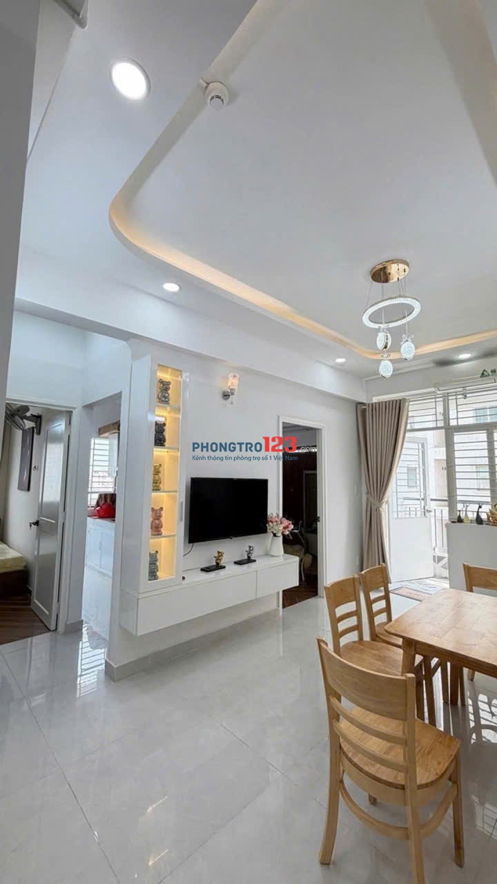 Chung cư Ung Văn Khiêm, P25, BT: 1p ngủ rộng, có NT, 62m2, 8tr/th