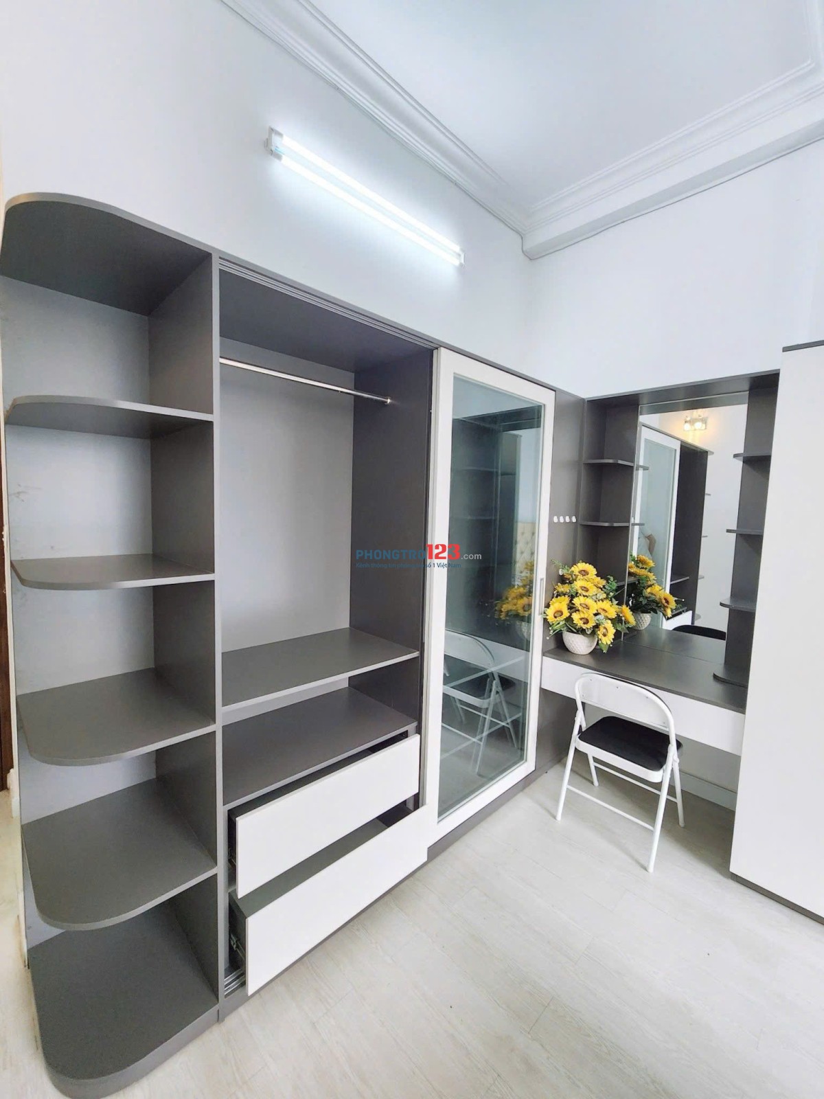 PHÒNG TRỌ BAN CÔNG MÁY GIẶT RIÊNG 35M2 NGUYỄN THƯỢNG HIỀN CHỢ BÀ CHIỄU BÌNH THẠNH