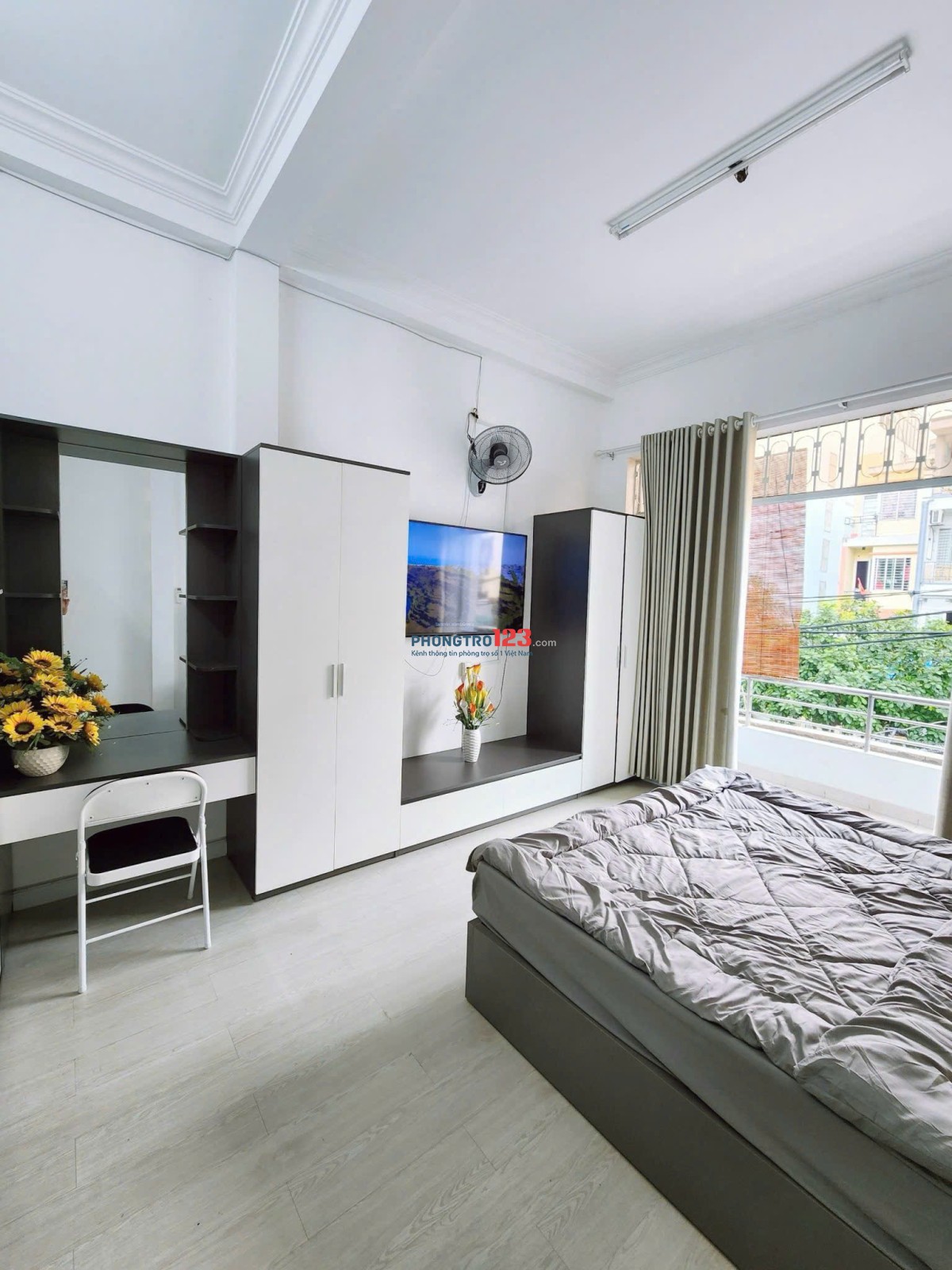 PHÒNG TRỌ BAN CÔNG MÁY GIẶT RIÊNG 35M2 NGUYỄN THƯỢNG HIỀN CHỢ BÀ CHIỄU BÌNH THẠNH
