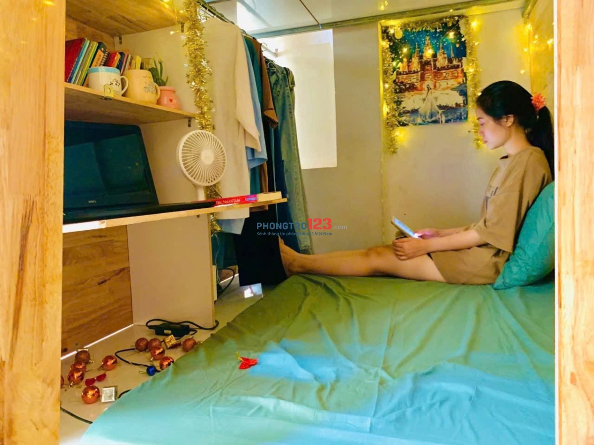 Góc cho thuê Ký túc xá giá 1300k bao trọn gói tại 730 Bình Long, Tân Phú