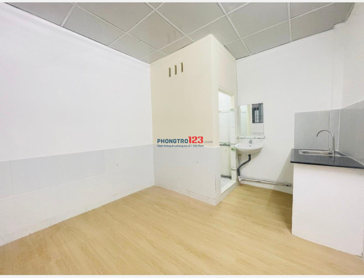 Phòng studio 22m2 lầu 2 Chu Văn An Bình Thạnh, giá 3.9 triệu, giờ tự do