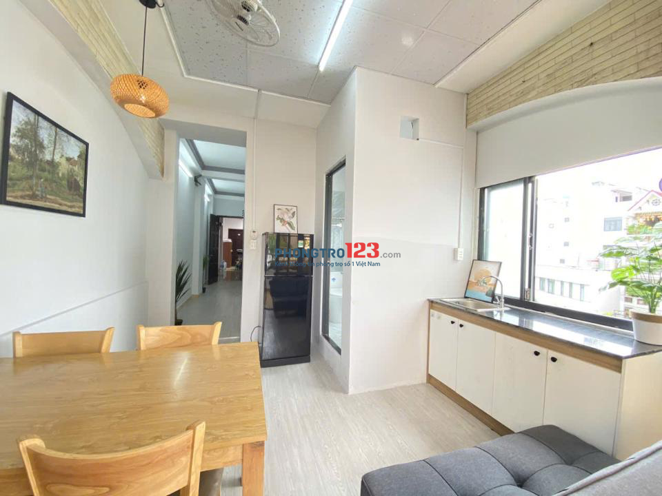 Căn hộ studio 50m2 full nội thất - Phan Văn Trị Bình Thạnh, chỉ 9.5 triệu