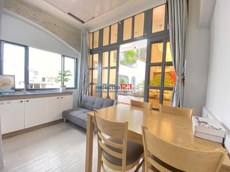 Căn hộ studio 50m2 full nội thất - Phan Văn Trị Bình Thạnh, chỉ 9.5 triệu