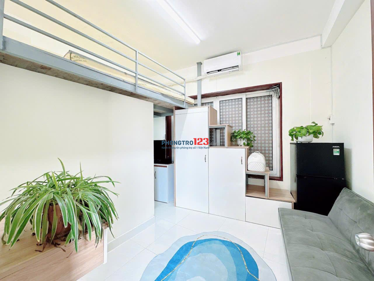 Duplex 20m2 lầu 3 Bạch Đằng Bình Thạnh, máy giặt riêng, chỉ 4.6 triệu