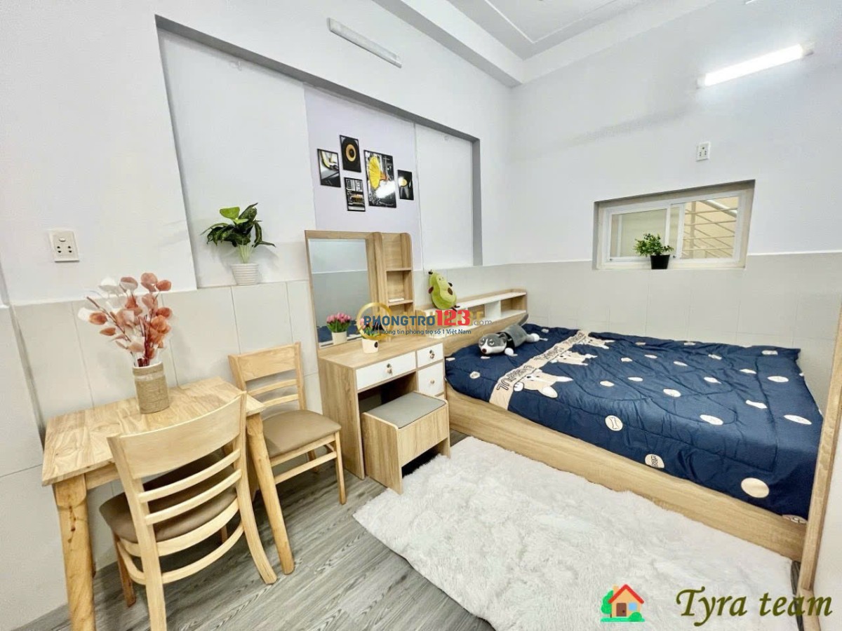 CHO THUÊ PHÒNG FULL NỘI THẤT TONE TRẮNG CỰC XINH GẦN CHỢ BÀ CHIỂU Ở BÌNH THẠNH