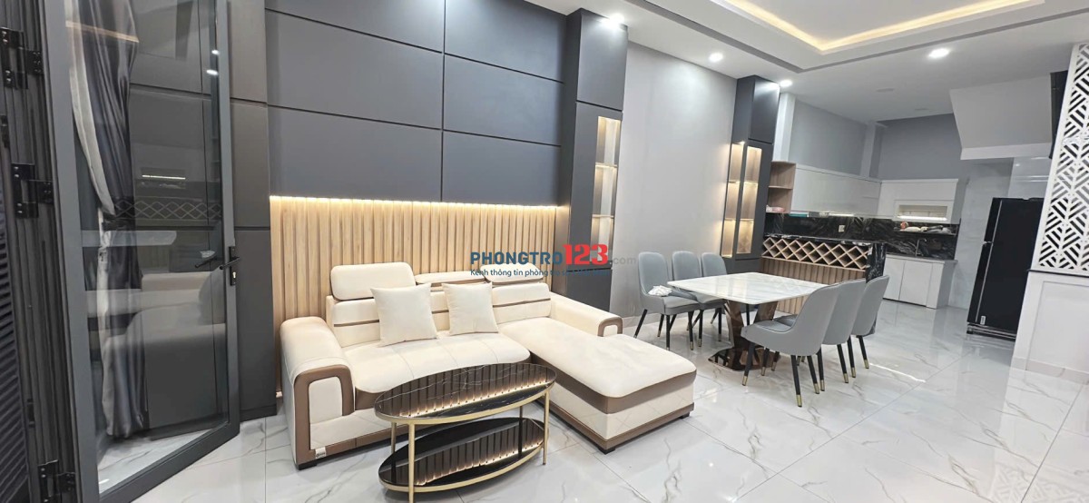 Cho Thuê Nhà Mới Đầy Đủ Nội Thất - 4PN, 4WC - Khu Trung Tâm Vạn Kiếp - Gần Phan Xích Long