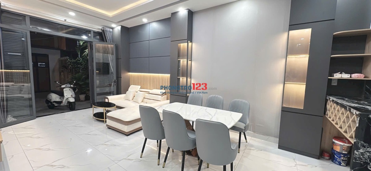 Cho Thuê Nhà Mới Đầy Đủ Nội Thất - 4PN, 4WC - Khu Trung Tâm Vạn Kiếp - Gần Phan Xích Long