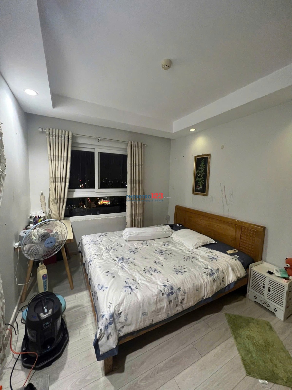 10tr/th, C/c Screc, 55m2, 1PN, 1WC, Nội Thất, Trường Sa, Q3, Nhà mới.